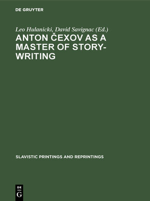 cover image of Anton Čexov as a Master of Story-Writing